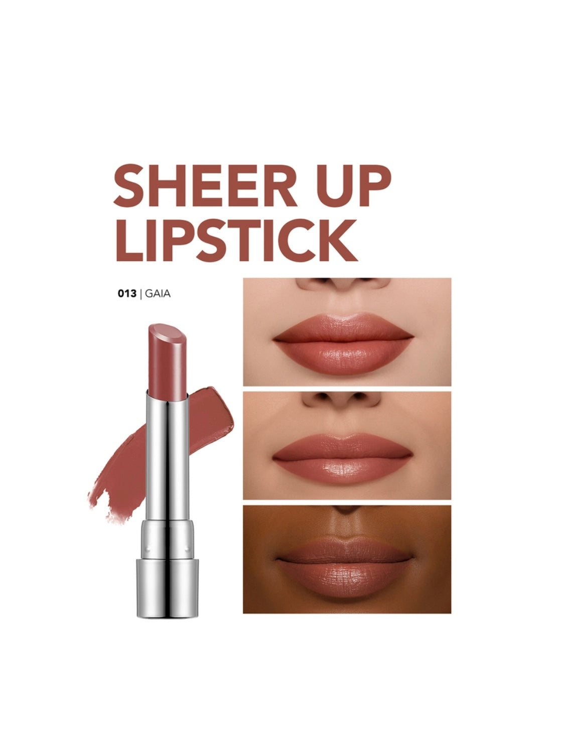 Flormar Sheer up Lipstick 013 Gaia