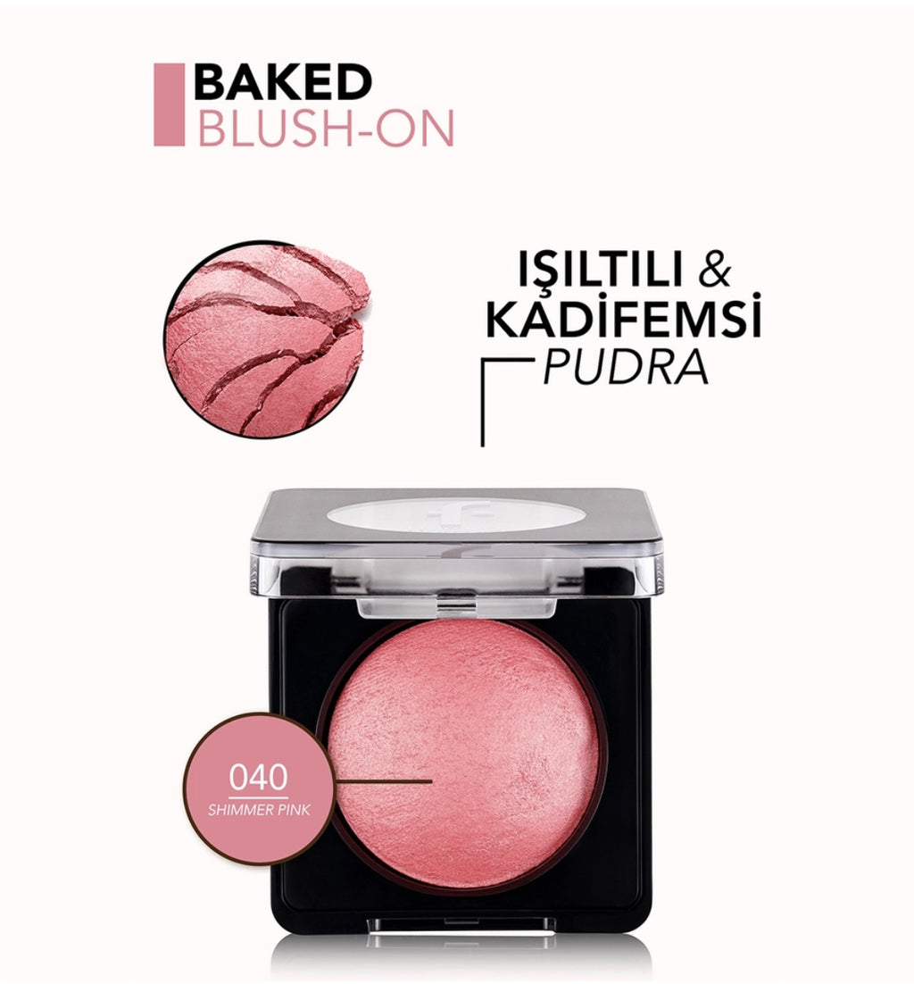 Flormar Baked Blush-on  040 Shimmer Pink