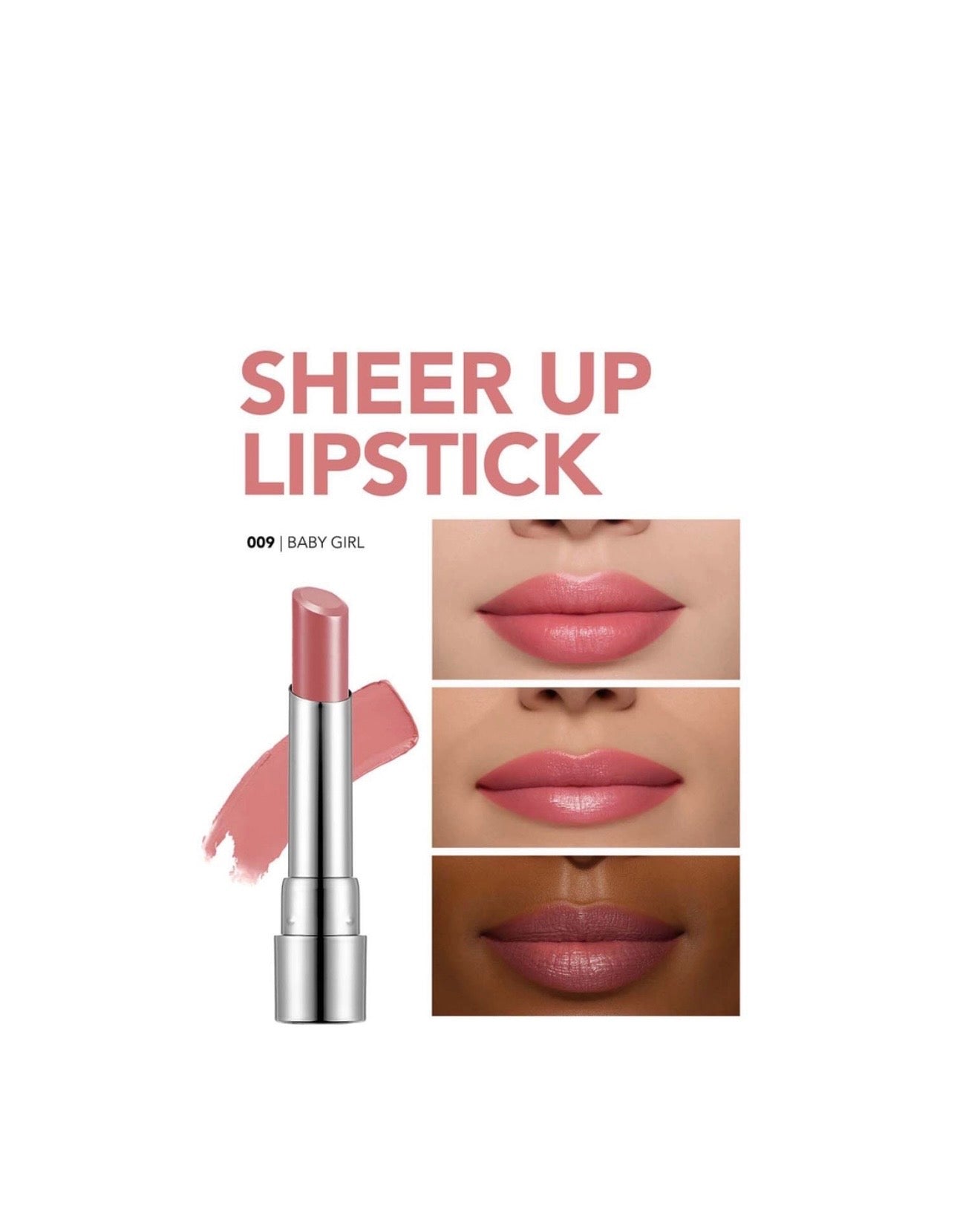 Flormar Sheer Up 009 Baby Girl