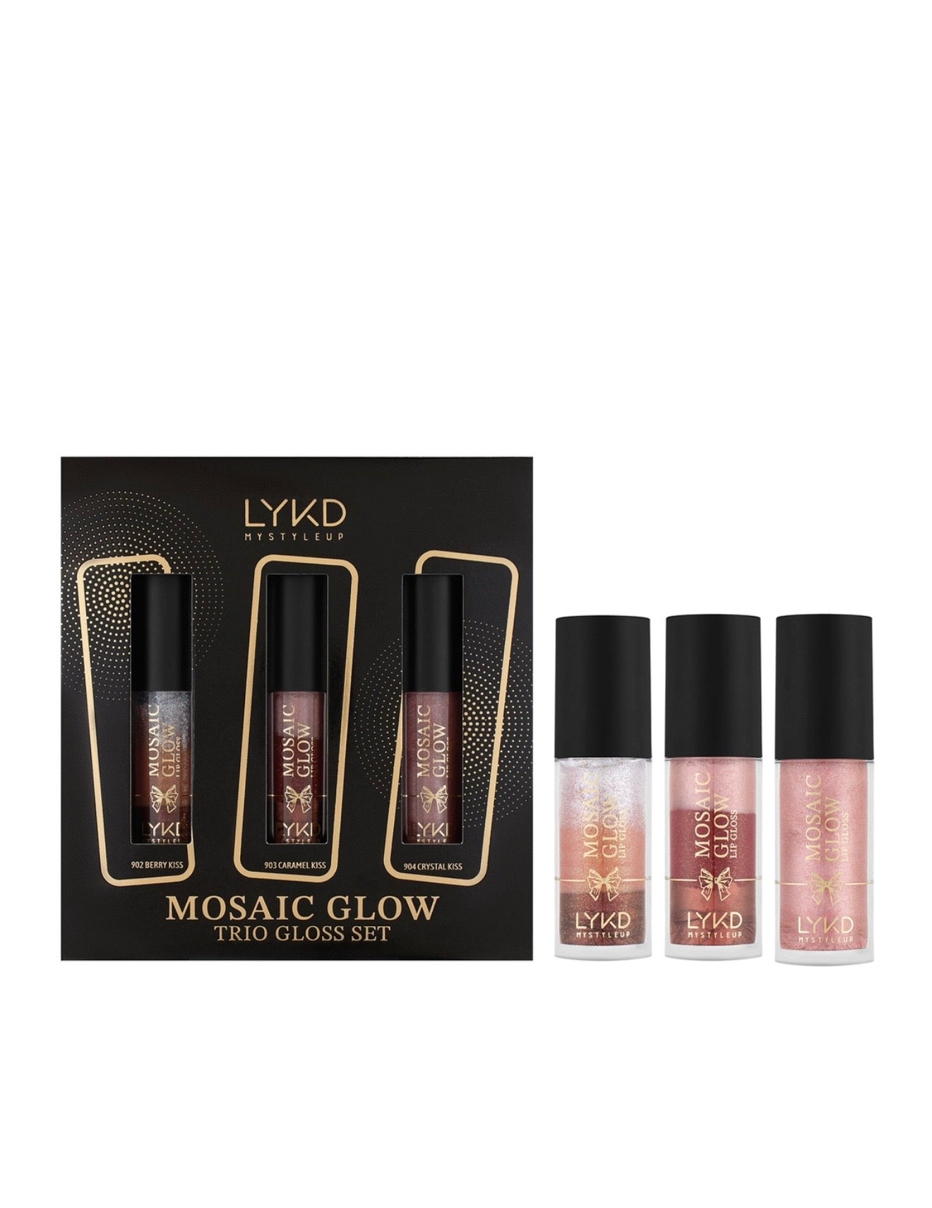 LYKD Mosaic Glow Trio Lipgloss Set