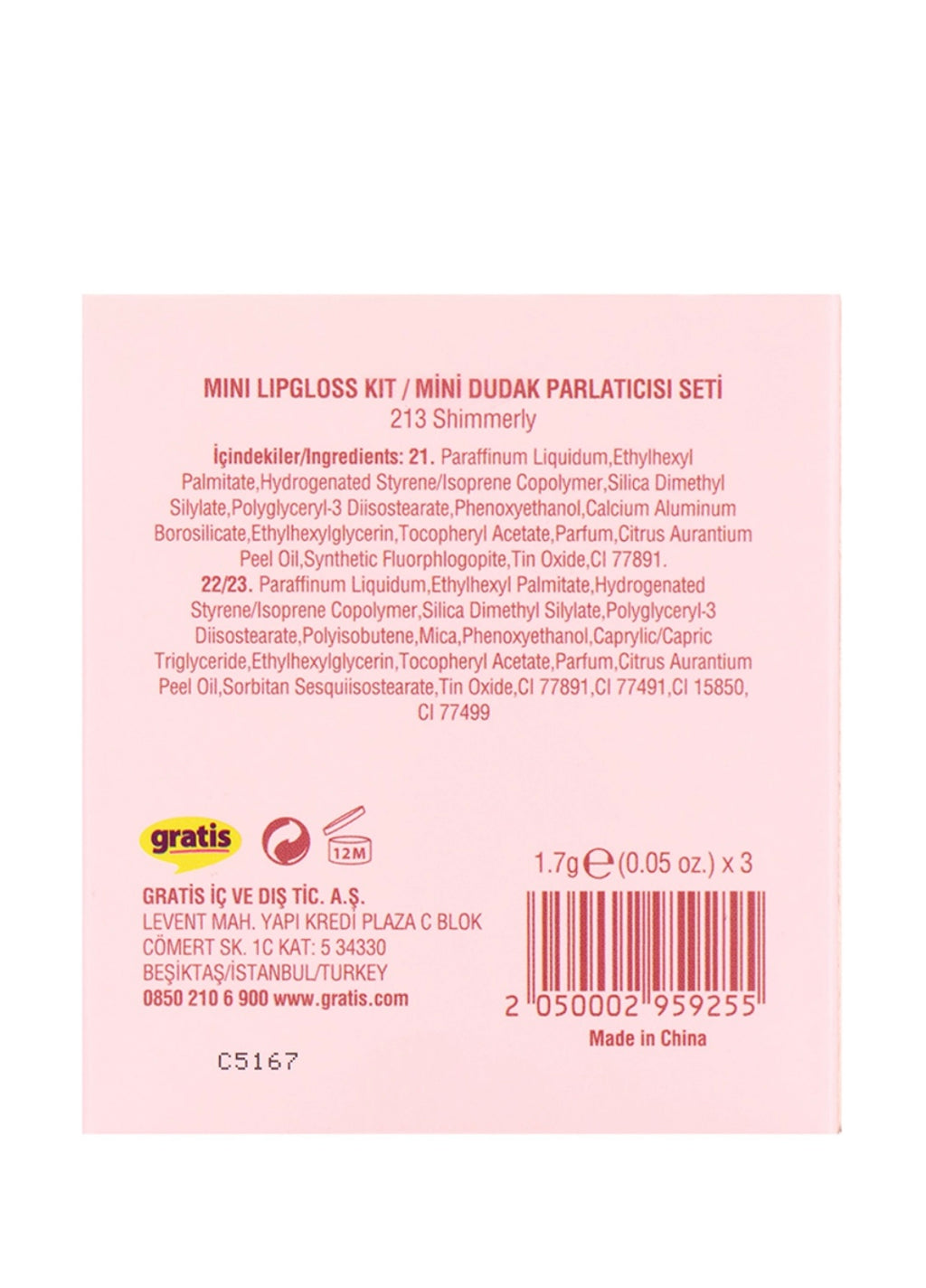 Beaulis Must Have it Mini Lipgloss Kit 213 Shimmerly