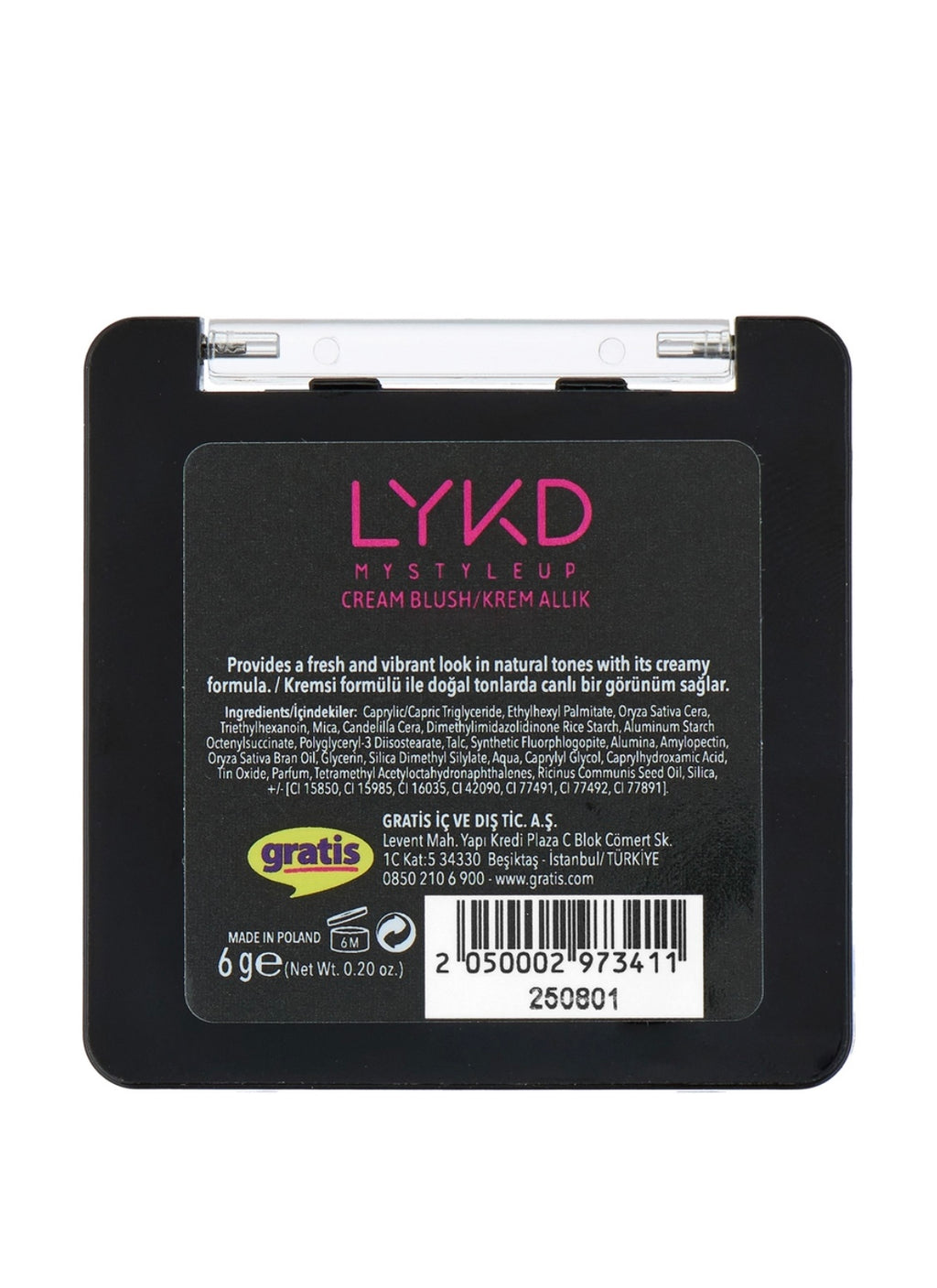 LYKD Cream Blush 696 Petal Rush