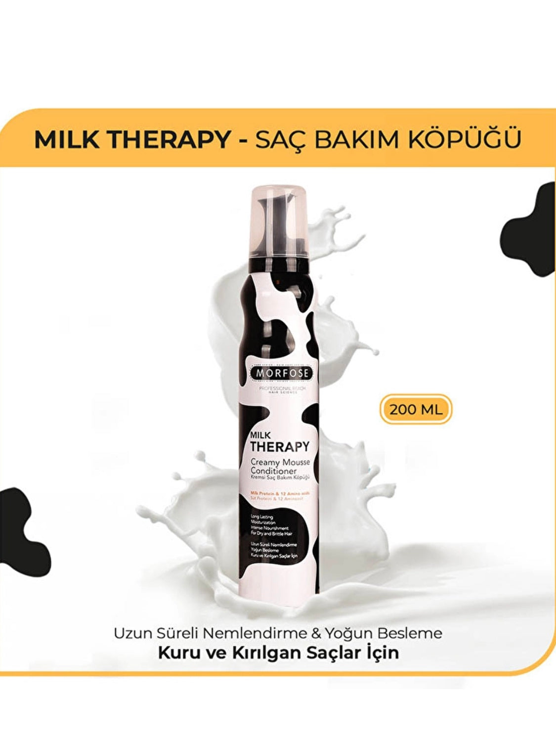 Morfose Milk Therapy Creamy Mousse Conditioner 200 ml