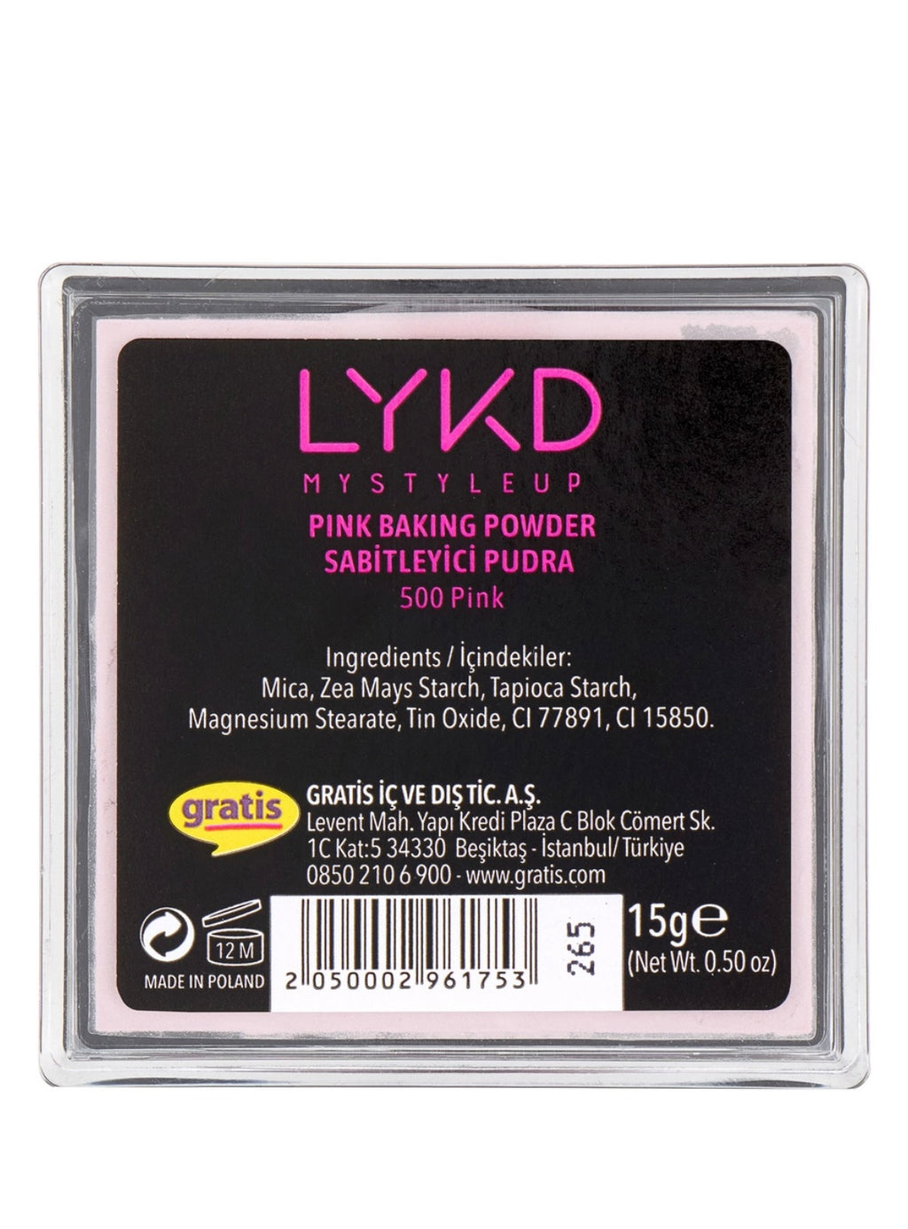 LYKD Banana Baking Powder 500 Pink