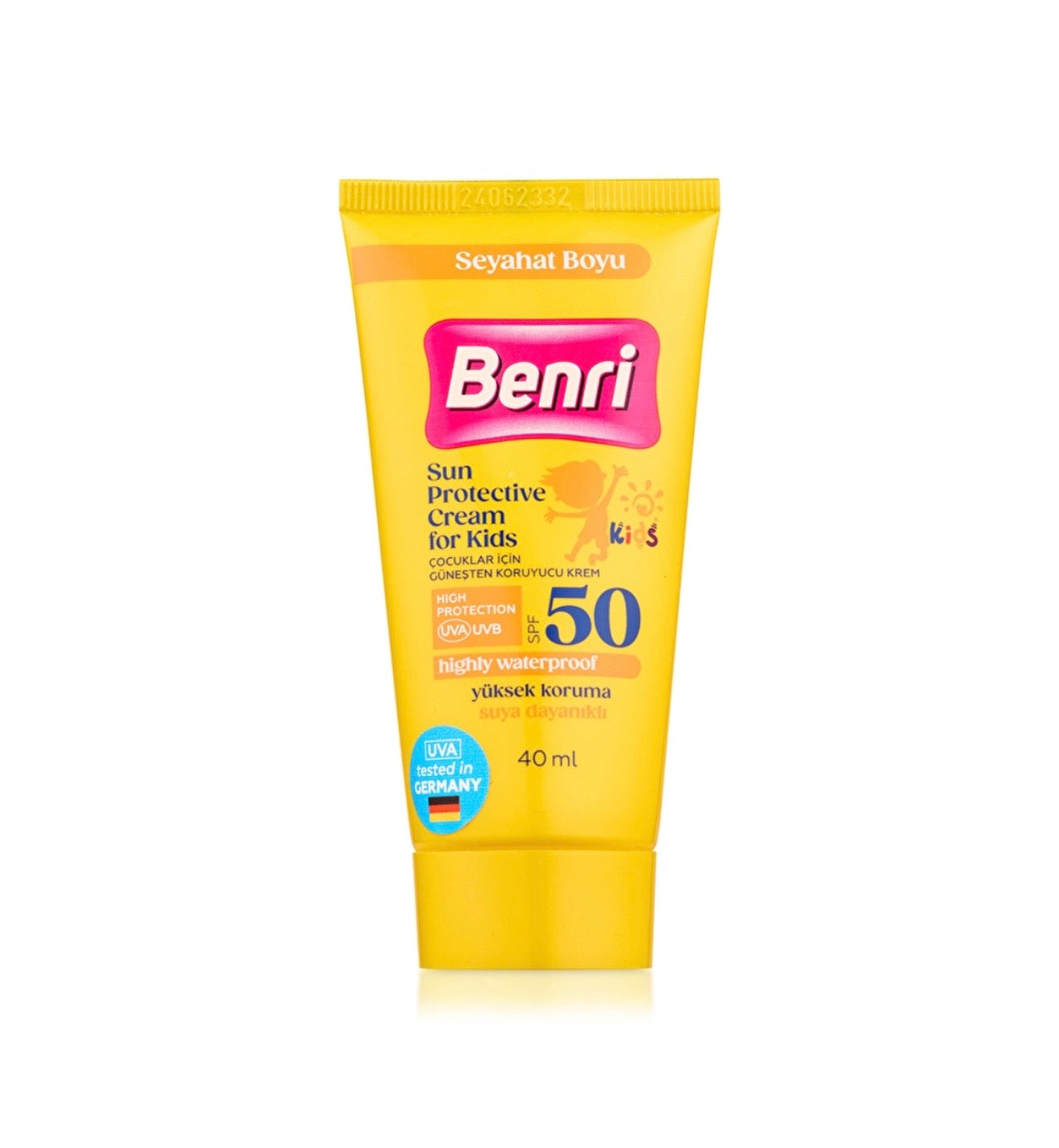 Benri Sun Protective Cream For Kids SPF 50+