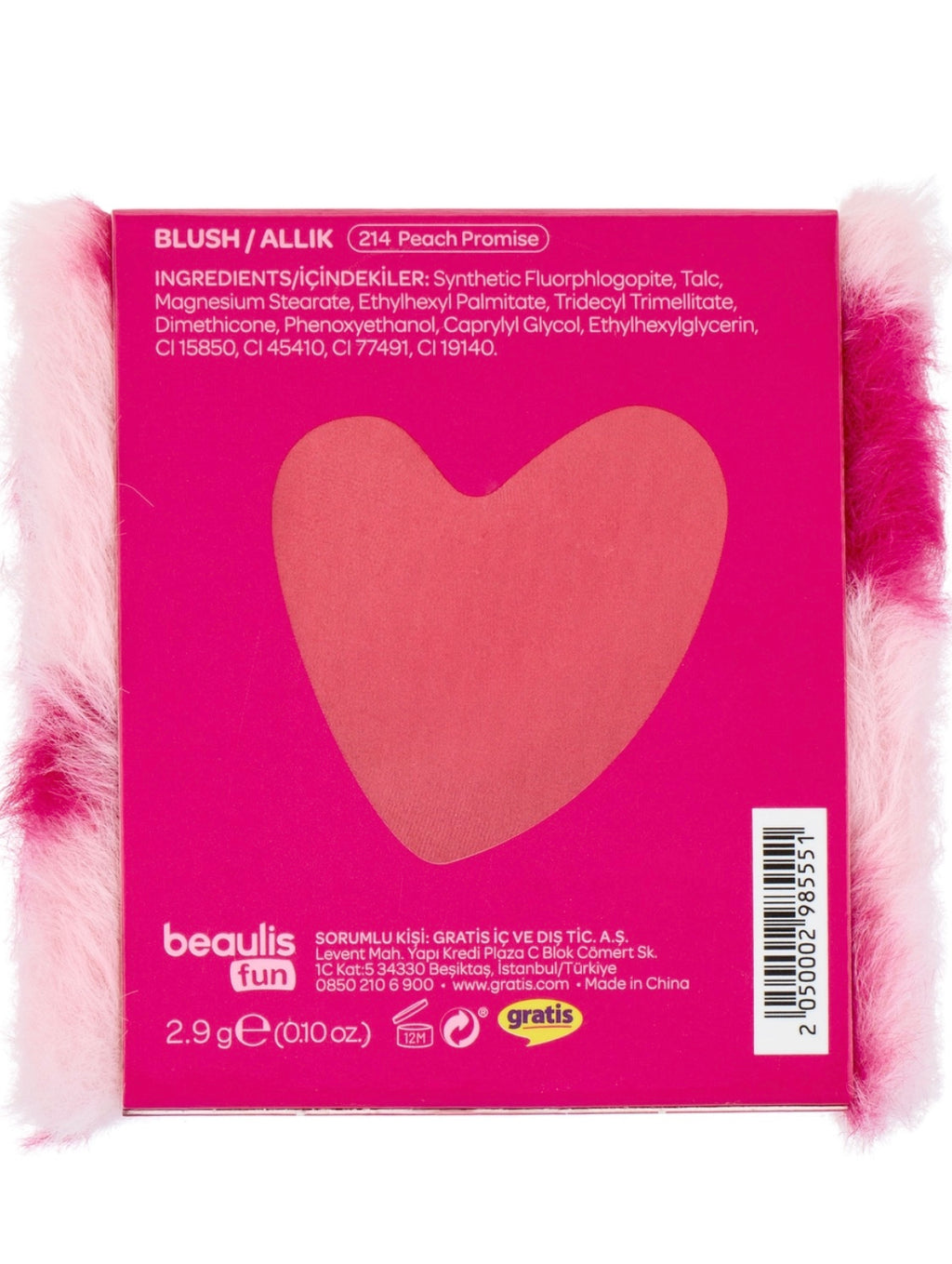 Brasilia Fun Blushing With Love Blush 214 Peach Promise
