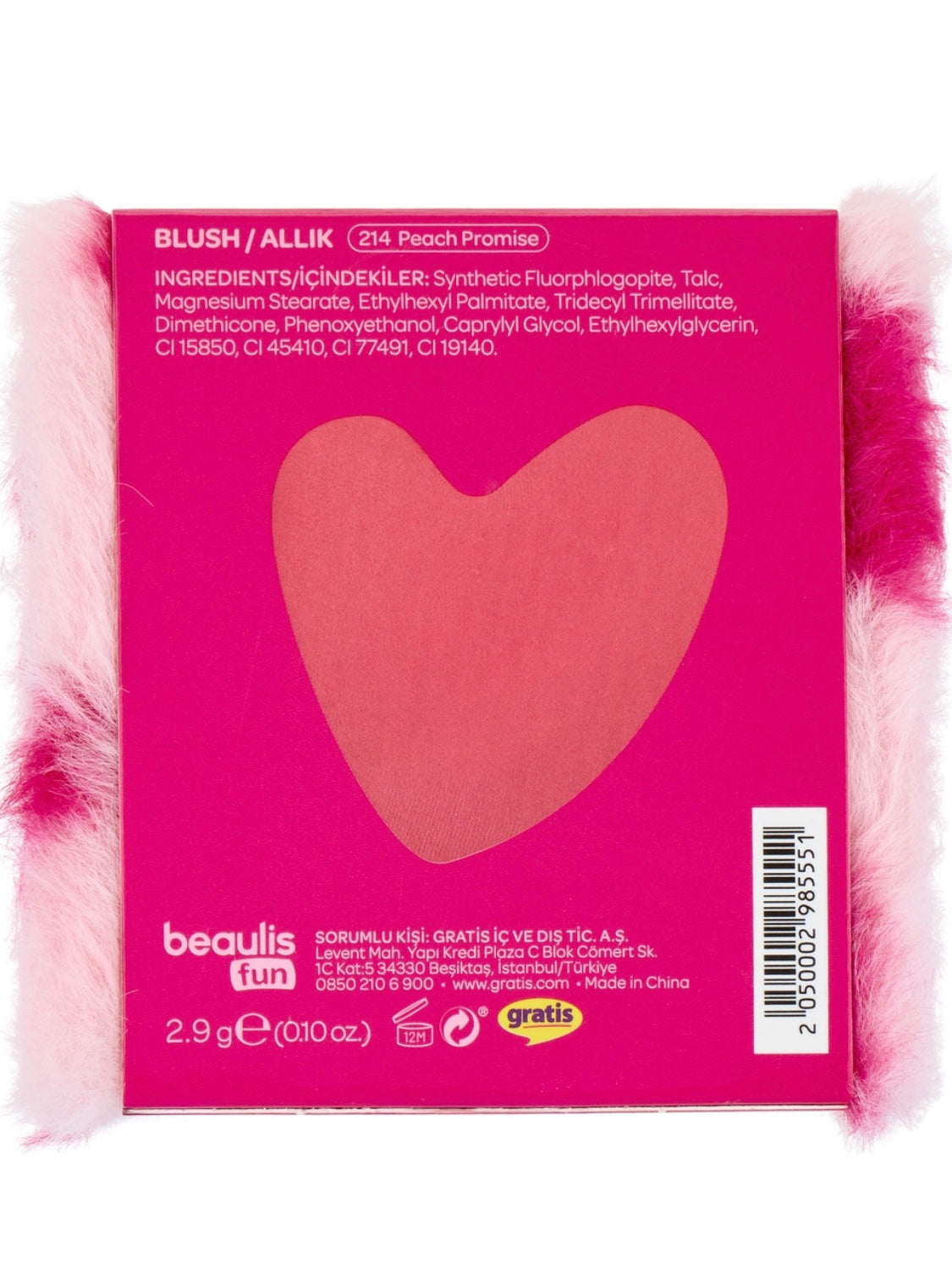 Brasilia Fun Blushing With Love Blush 214 Peach Promise