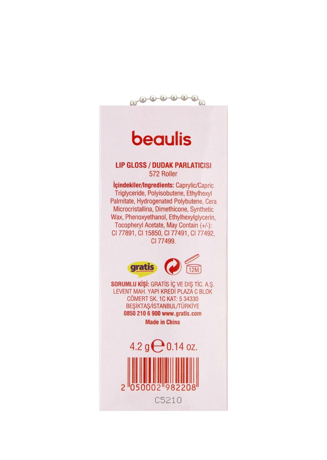 Beaulis Twist’n Kiss Lipgloss 572 Roller