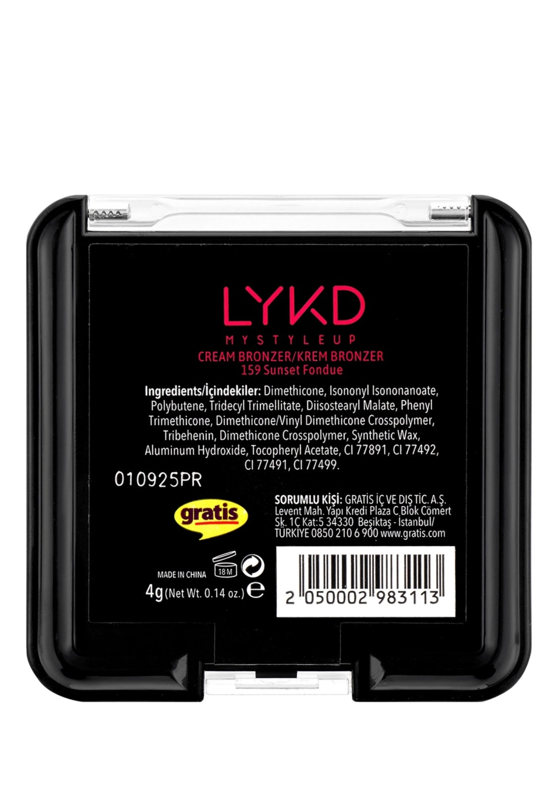LYKD Cream Bronzer 159 Sunset Fondue