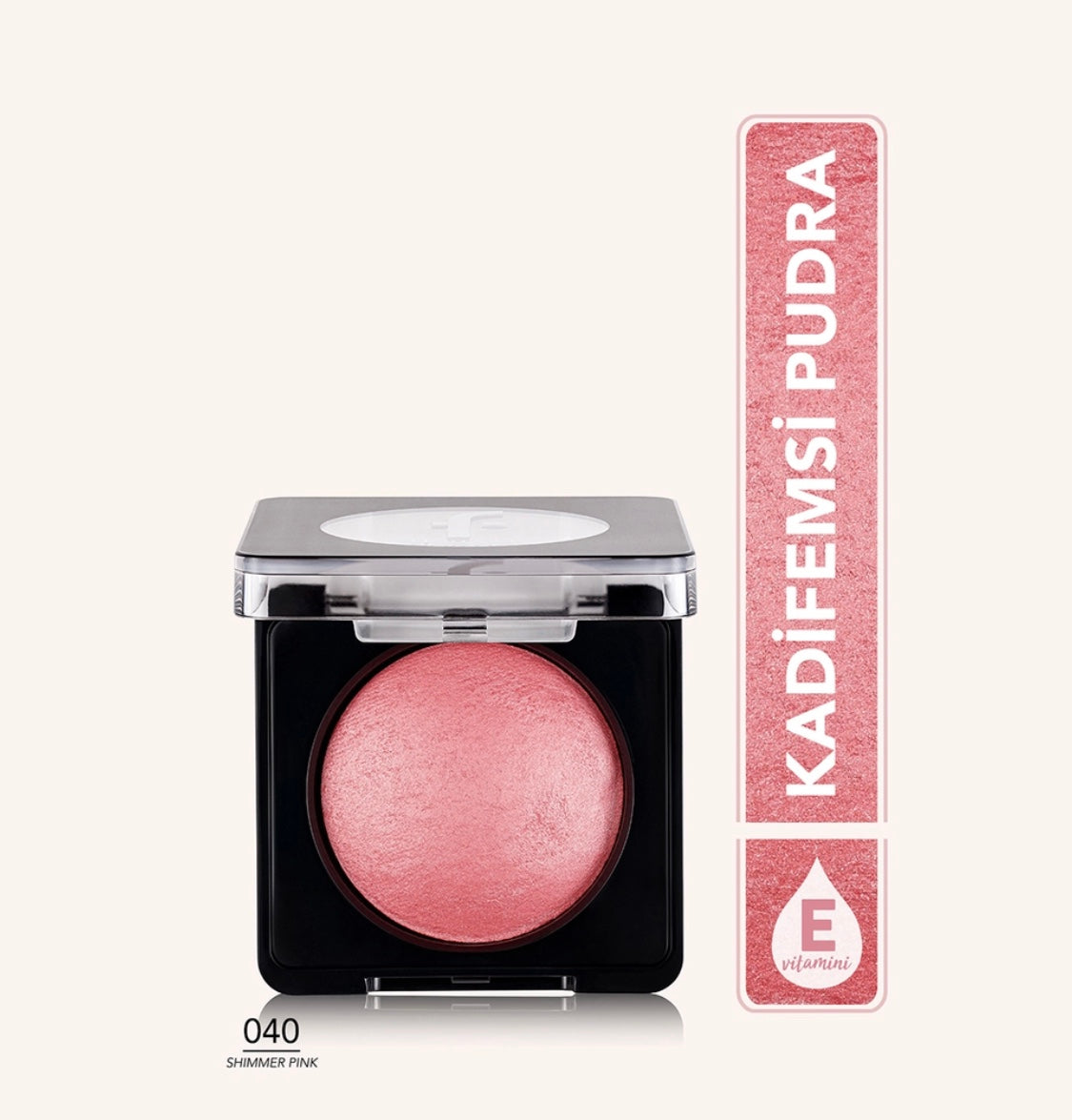 Flormar Baked Blush-on  040 Shimmer Pink