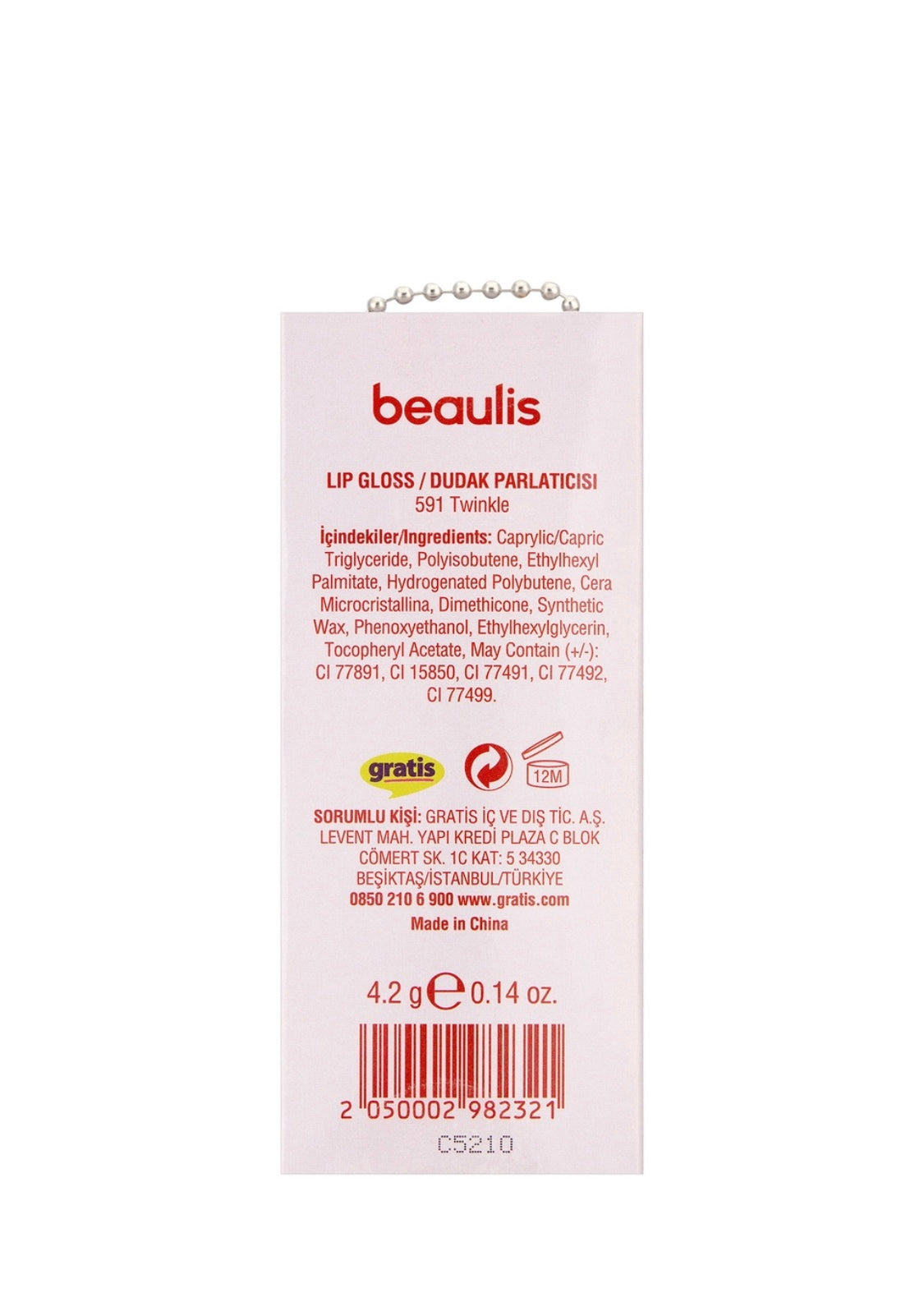 Beaulis Twist’n Kiss Lipgloss 591 Twinkle